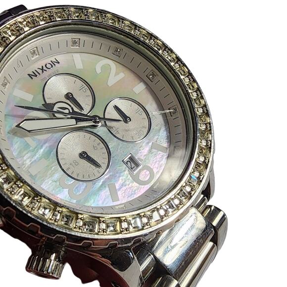 Nixon Minimize The 42-20 Chrono Watch 17F Quartz Crystal Bezel 42 mm - Picture 3 of 9